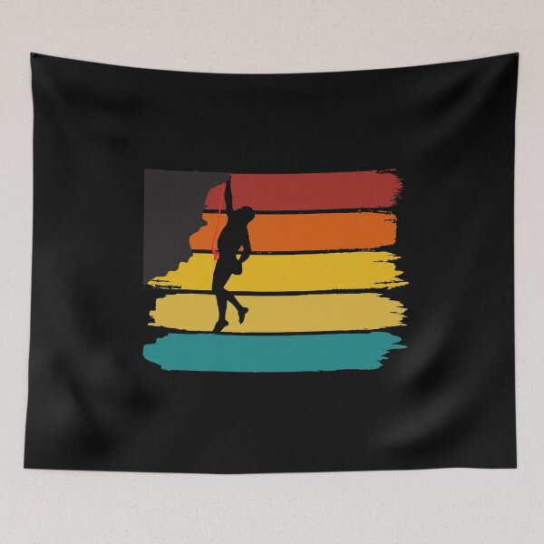 Item preview, Rock Climbing - Retro Brush Stripes designed and sold by HeatherPore.