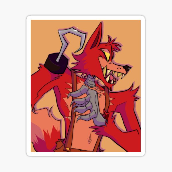 Foxy The Pirate Fox (FNaF Movie) Sticker for Sale by chickoless