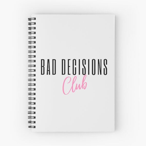 Item preview, Bad decisions club designed and sold by Nyanko-Sempai.