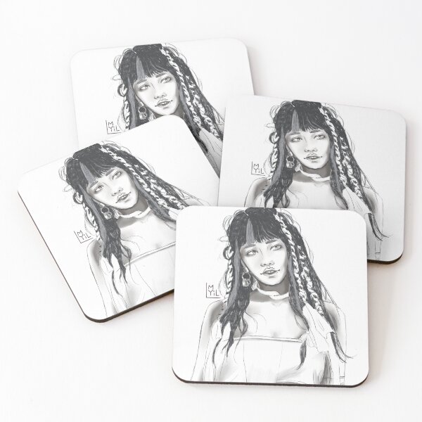 Item preview, Minnie oh my god G-idle black and white painting designed and sold by Myil.