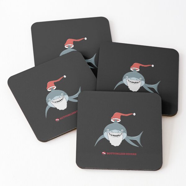 Item preview, Christmas Shark in Red Font designed and sold by BottomlessDiver.