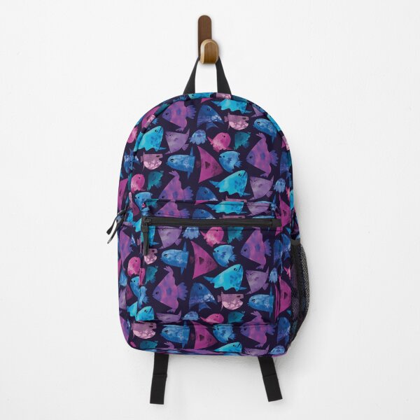 Item preview, Cute Blue and Purple Watercolor Mola Mola Sunfish designed and sold by TheRainbowRoom.
