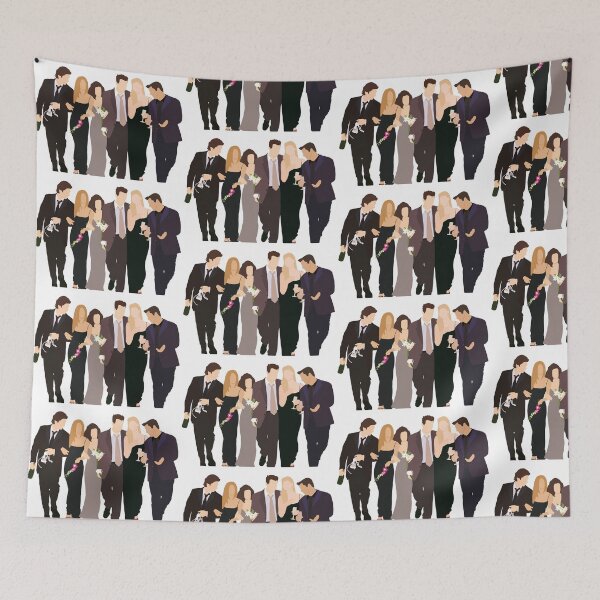 Item preview, Chandler Rachel Monica Ross Phoebe Joey sticker designed and sold by sheyenneday.