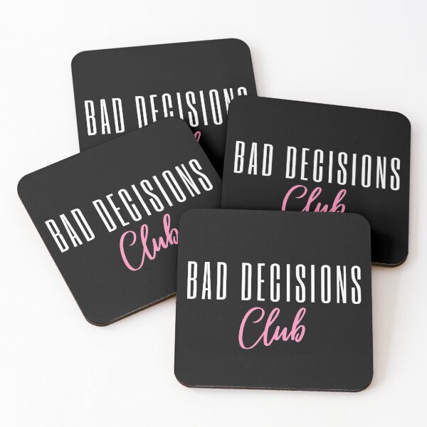 Item preview,  Bad decisions club designed and sold by Nyanko-Sempai.