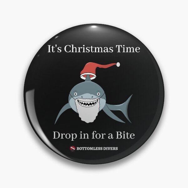 Item preview, Christmas Time Shark with White Font designed and sold by BottomlessDiver.
