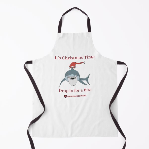 Item preview, Christmas Time Shark in Red Font designed and sold by BottomlessDiver.