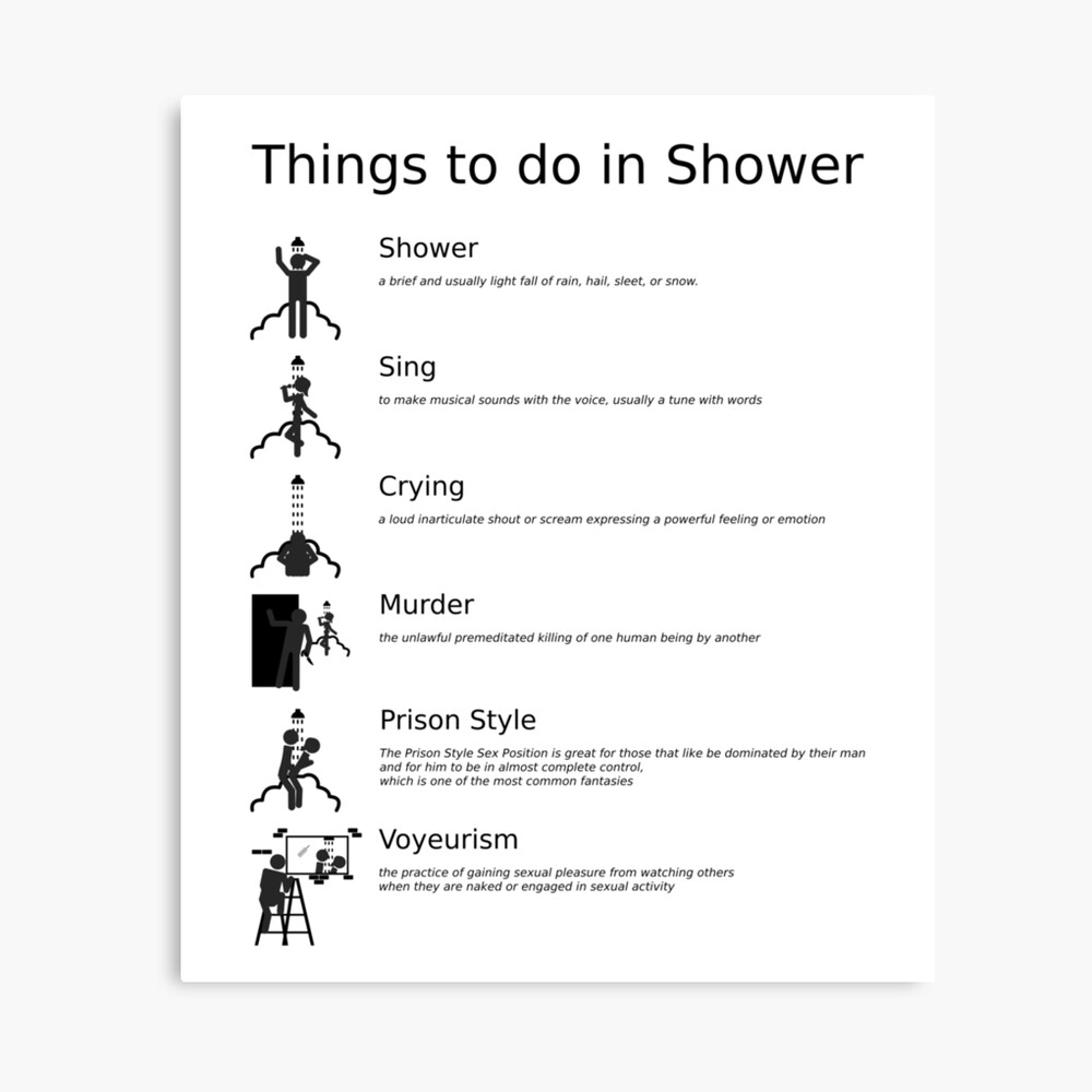 Things to do in Shower 