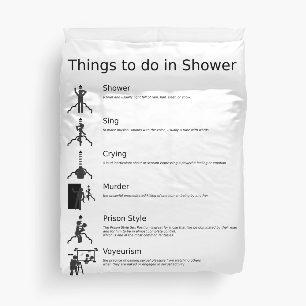 Things to do in Shower 