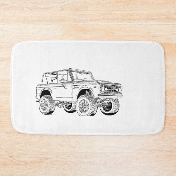 Item preview, Bronco Wireframe designed and sold by Auto-Prints.