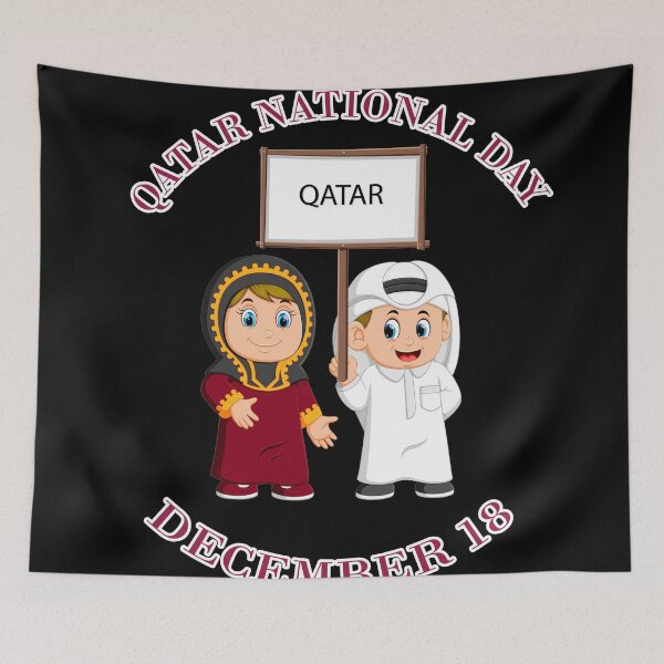Item preview, Qatar National Day designed and sold by Riazzzy.