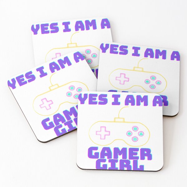 Item preview, yes i am a gamer girl designed and sold by JocelynCrafts.