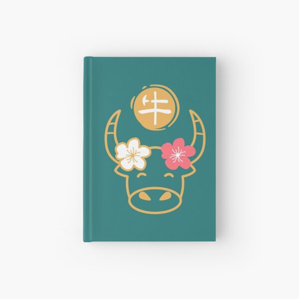 Cute Chinese New Year Ox 2021 Hardcover Journal