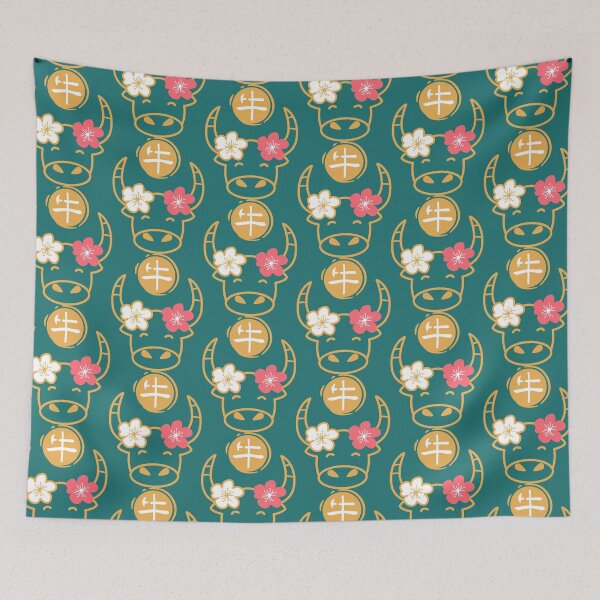 Item preview, Cute Chinese New Year Ox 2021 designed and sold by Lulupainting.