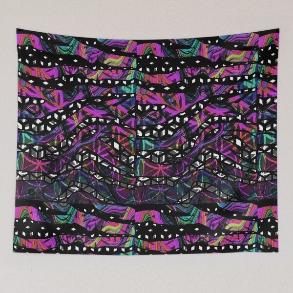 Item preview, Estampado de cebra cósmico designed and sold by Dark Threads.