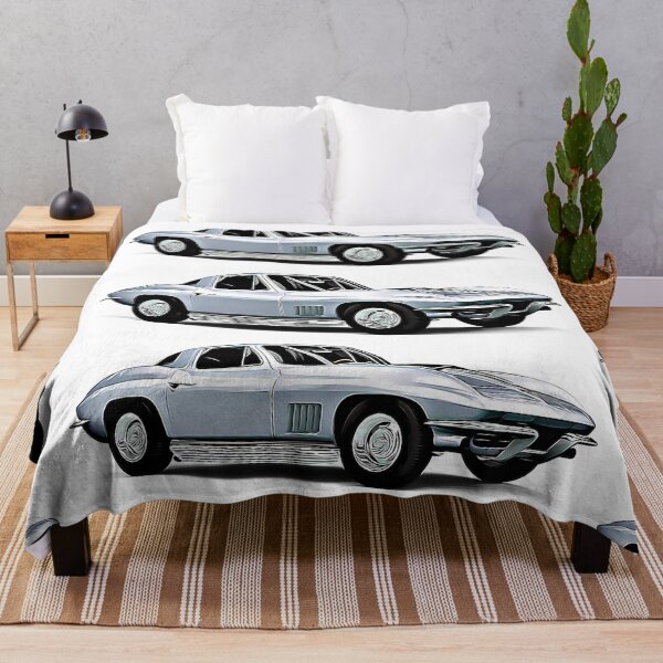Item preview, Corvette Stingray Cartoon designed and sold by Auto-Prints.