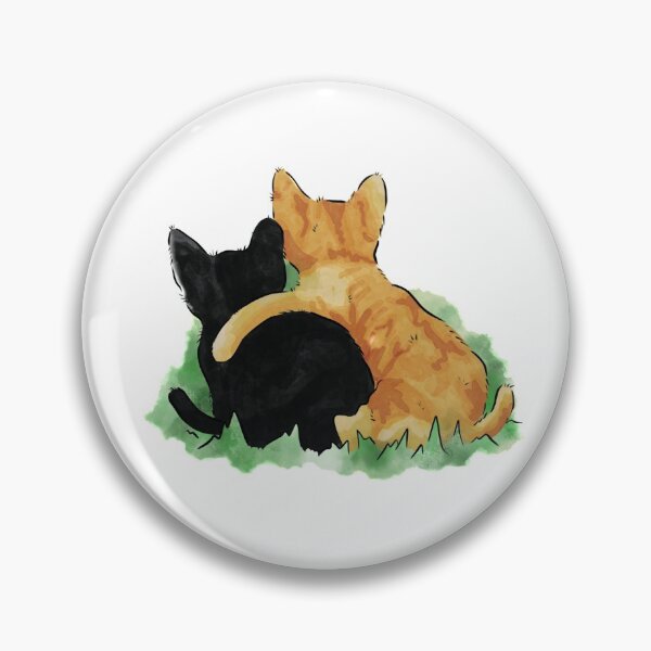 Item preview, Kitten Best Friends Watercolor designed and sold by nicolegagz.