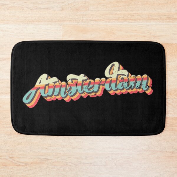 Item preview, Amsterdam skyline distressed effect designed and sold by Rakesh Murugan.