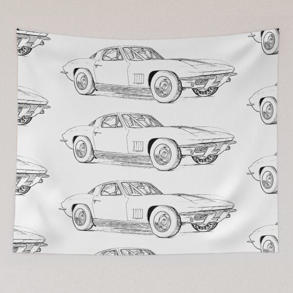 Item preview, Corvette Stingray Wireframe designed and sold by Auto-Prints.