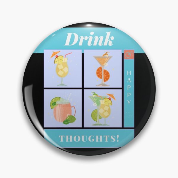 Item preview, Drink Happy Thoughts designed and sold by Zurickdesigns.