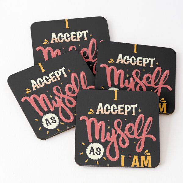 Item preview, i Accept Myself as i Am Quote designed and sold by Libaz.