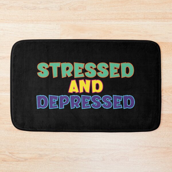 Item preview, Stressed and Depressed, Retro designed and sold by stickmeok.