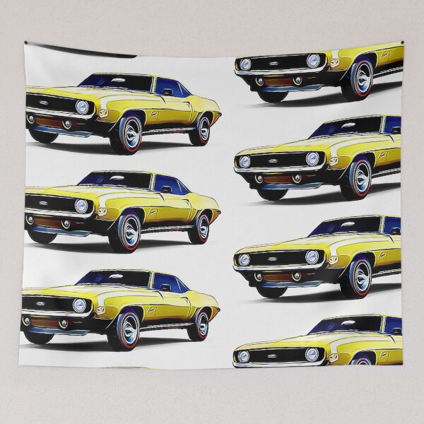 Item preview, Camaro 69 Cartoon designed and sold by Auto-Prints.