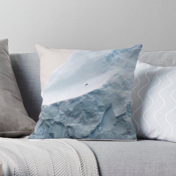 Wildlife and ice Throw Pillow