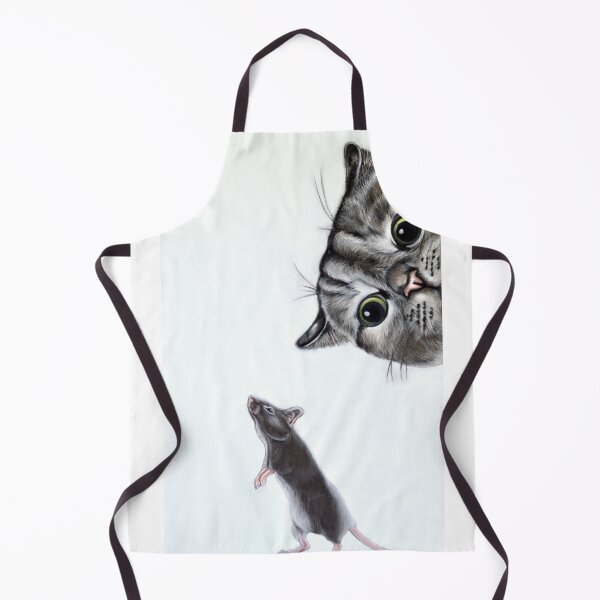 Item preview, Ambush / Cat and Mouse / Animal Art / Fun designed and sold by Hélène Roux.