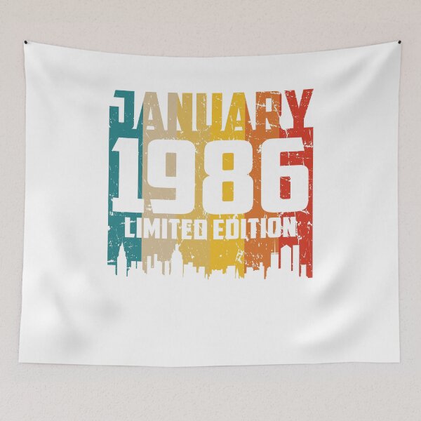 Aperçu de l'œuvre Anniversaire mari épouse janvier 1986 cadeau créée et vendue par Renergie.