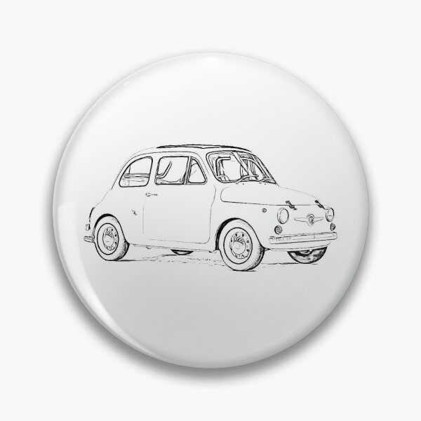 Item preview, Fiat 500 Wireframe designed and sold by Auto-Prints.
