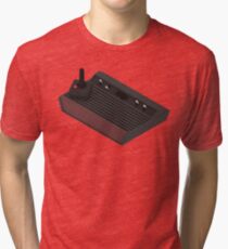 Atari 2600 Console - Isometric Tri-blend T-Shirt