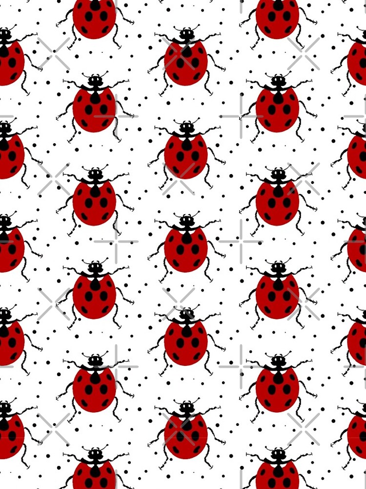 Thumbnail 4 of 4, iPhone Case, Simple Ladybug Pattern Design designed and sold by Lizzamour.