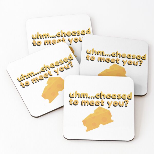 Item preview, cheesed to meet you designed and sold by JocelynCrafts.