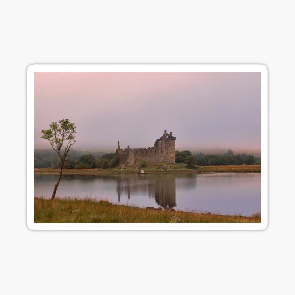 Kilchurn Castle at Dawn Sticker