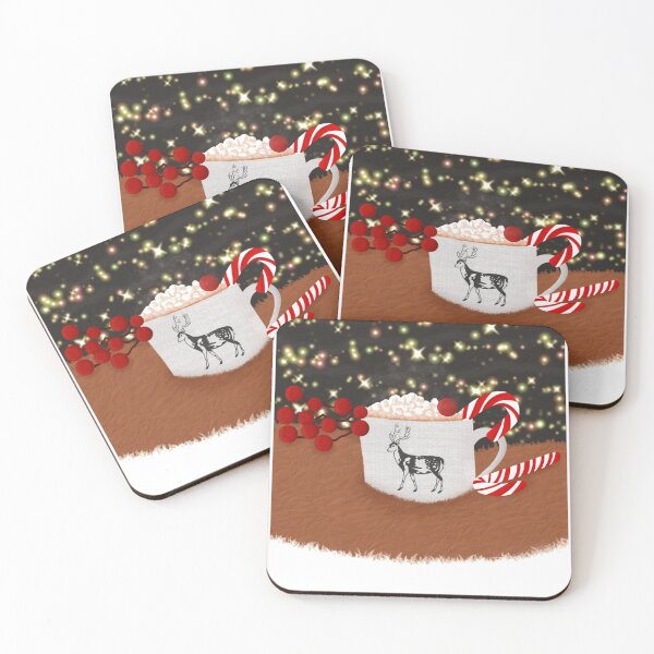 Item preview, christmas hot choco treat illustration  designed and sold by crizzysketch.