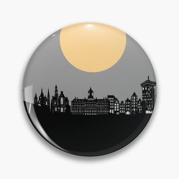 Item preview, amsterdam skyline minimal designed and sold by BekimART2.
