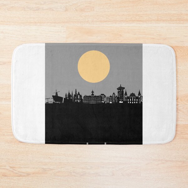 Item preview, amsterdam skyline minimal designed and sold by BekimART2.
