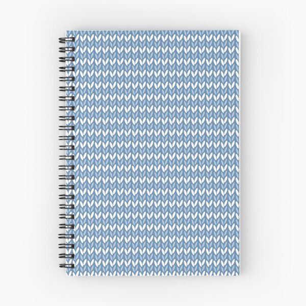 Item preview, Knitting pattern blue and white designed and sold by Running-Duck.