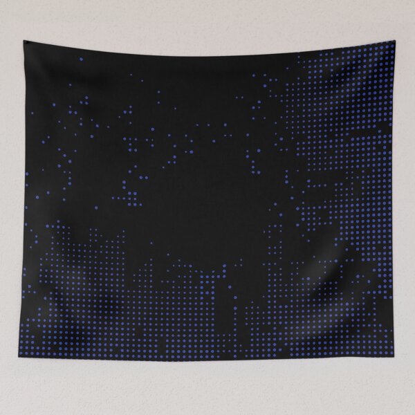 Item preview, Doted in Blue and Black Pattern Design 366 designed and sold by Artnigel.