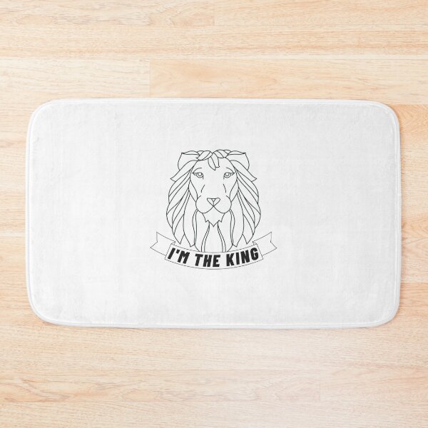 Item preview, Lion Drawing with banner I'M THE KING designed and sold by carlourful.