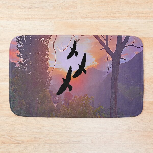 Item preview, Aesthetic mountain sunset view designed and sold by Mariolangstieh.
