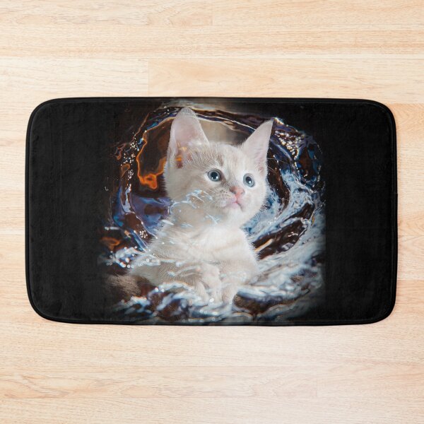 Item preview, Cute British Shorthair Water Cat designed and sold by BestBash.