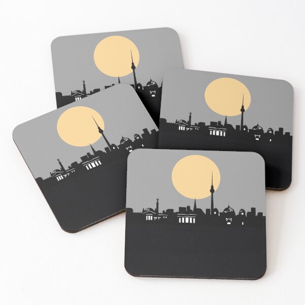 Item preview, berlin skyline minimal designed and sold by BekimART2.