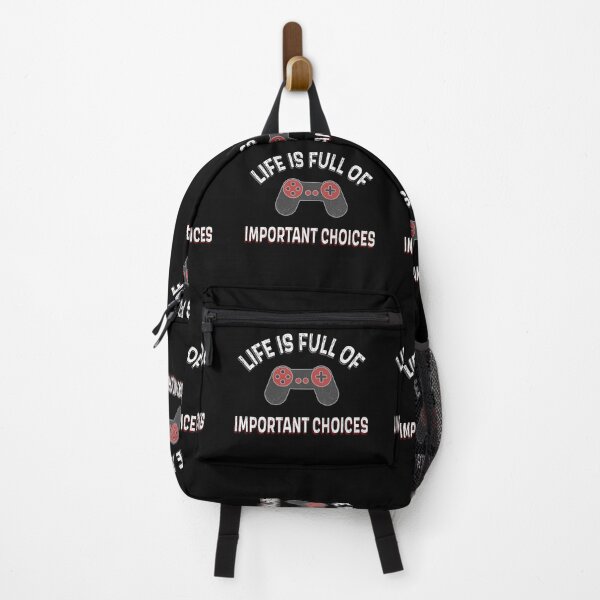 Item preview, Life is full of important choices gamer designed and sold by AllLeftSides42.