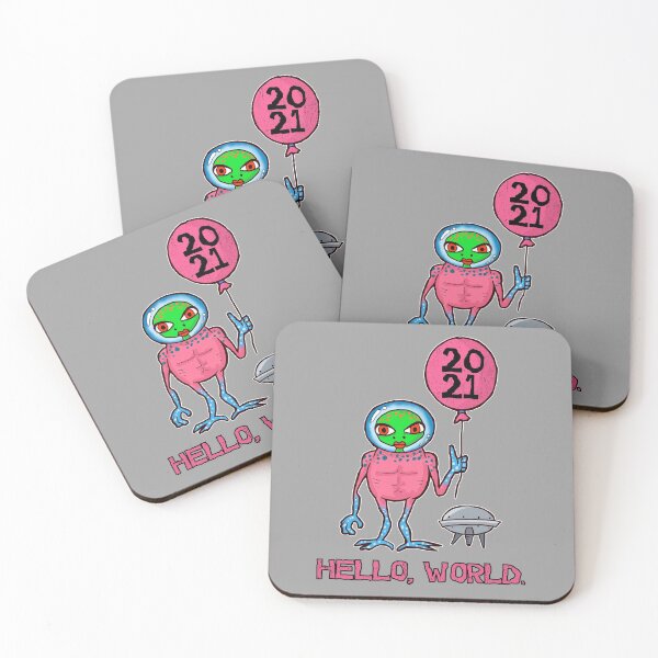Item preview, Hello World | Funny Alien Happy New Year 2021  designed and sold by YES!GOODY.