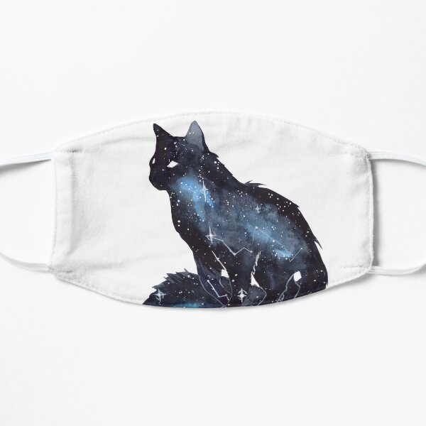 Galaxy Cat Flat Mask