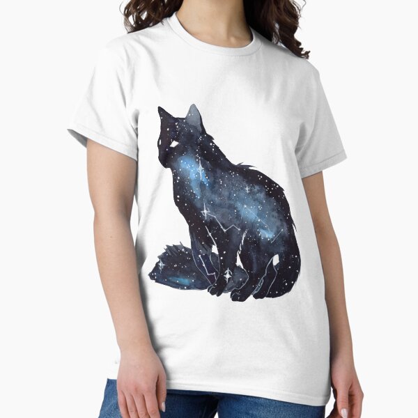 Vista previa del artículo con la obra «Gato galaxia», diseñado y vendido por Threeleaves.