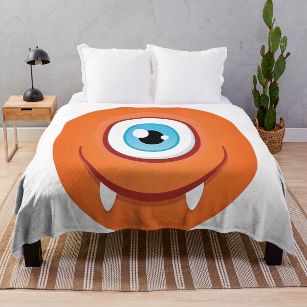 Item preview, One Eyed Orange Monster Cute Bigfoot Monster designed and sold by ProjectX23.