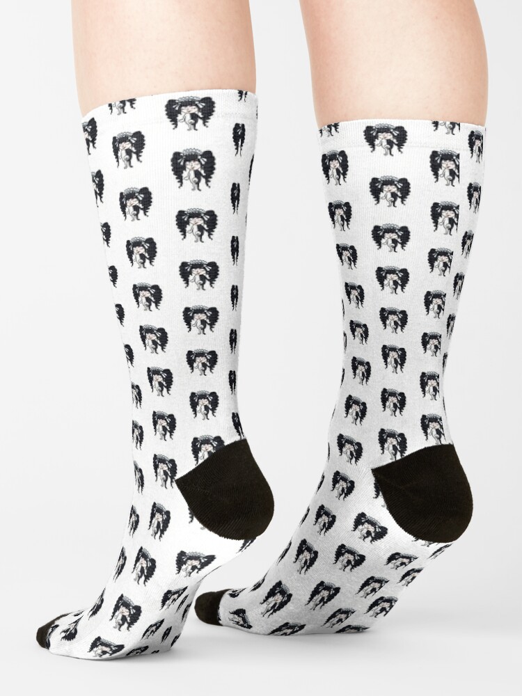 "MonoCeleste Cursed" Socks by Epoxxalypz | Redbubble