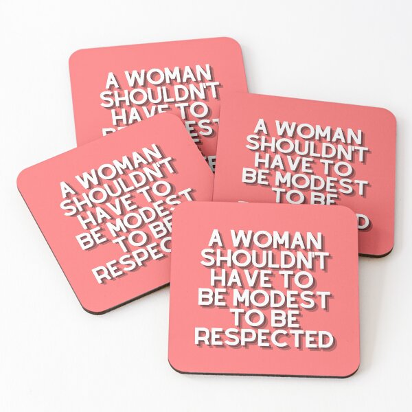Item preview, A woman shouldn't have to be modest to be respected designed and sold by wilder-mind.